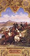 Horace Vernet The Battle Below the hills of Affroun oil